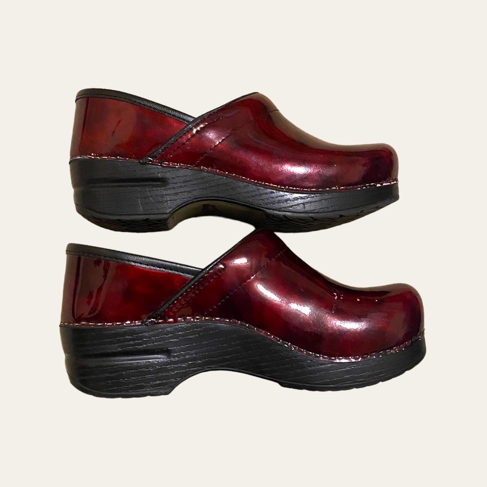 Dansko Burgundy Clogs